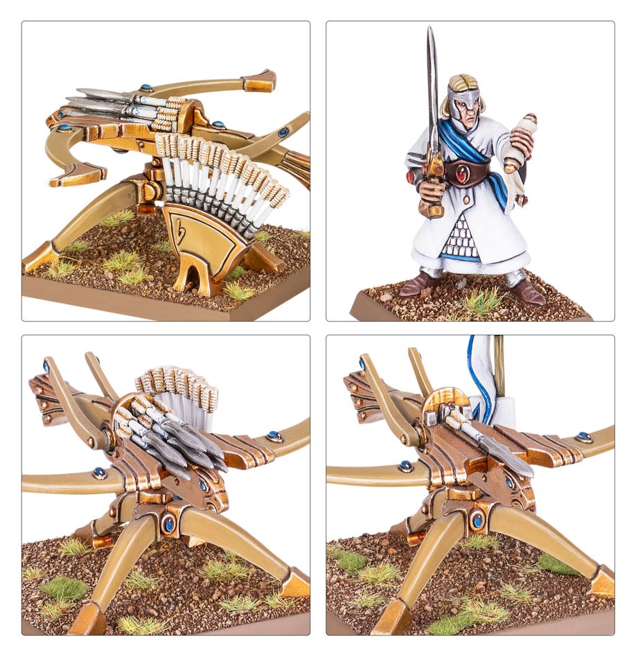 [ GW13-05 ] HIGH ELF REALMS: EAGLE-CLAW BOLT THROWERS (Leverbaar vanaf 1/3) Pre-order