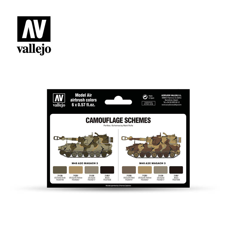 [ VAL71212 ] Vallejo MERDC Desert Colors (6)