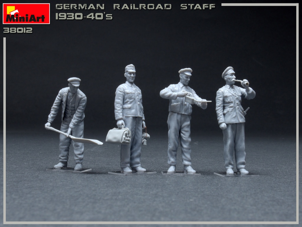 [ MINIART38012 ] Miniart German Railroad Staff 1930-40s 1/35