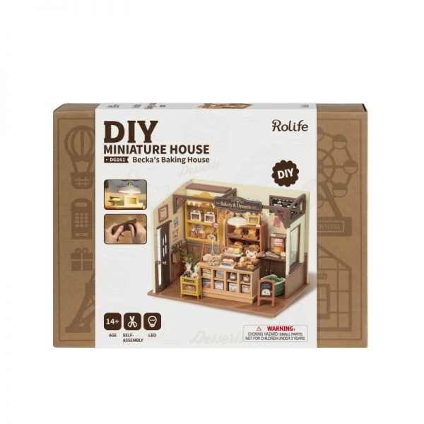[ ROLIFEDG161 ] DIY Miniature House Becka's Baking House