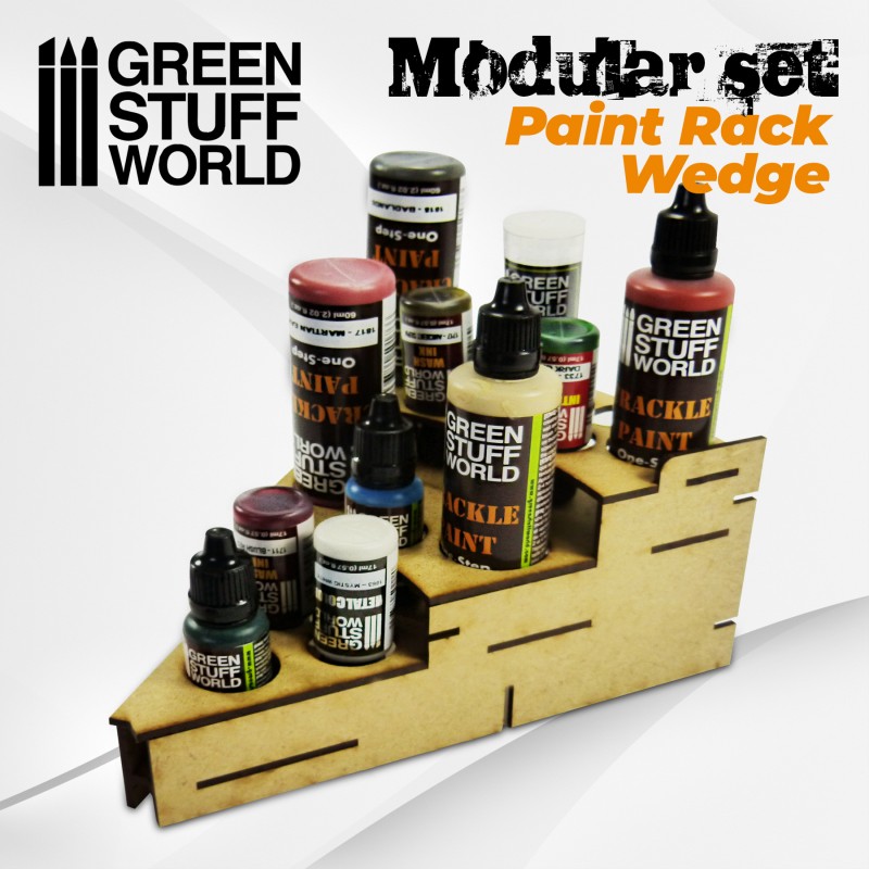 [ GSW9848 ] Green stuff world Modular Paint Rack - WEDGE