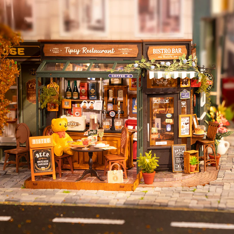 [ ROLIFEDG167 ] Miniature house Tipsy Restaurant 