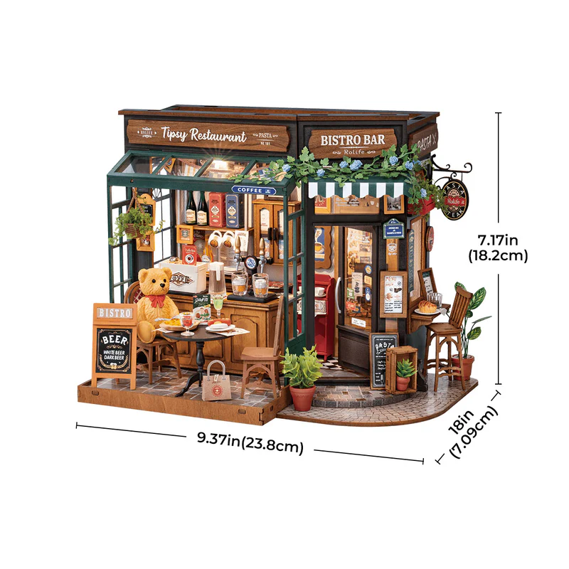 [ ROLIFEDG167 ] Miniature house Tipsy Restaurant 