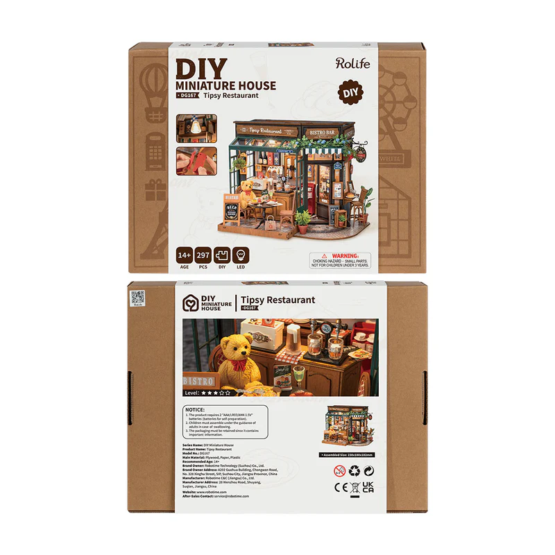 [ ROLIFEDG167 ] Miniature house Tipsy Restaurant 