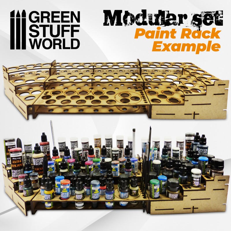 [ GSW9847 ] Green stuff world Modular Paint Rack - STRAIGHT CORNER