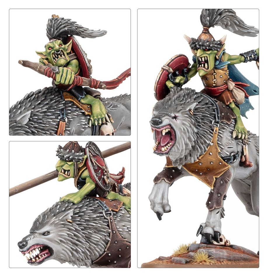 [ GW89-98 ] GLOOMSPITE GITZ: SNERLBOSS & WOLFGIT RETINUE (Leverbaar vanaf 22/3)