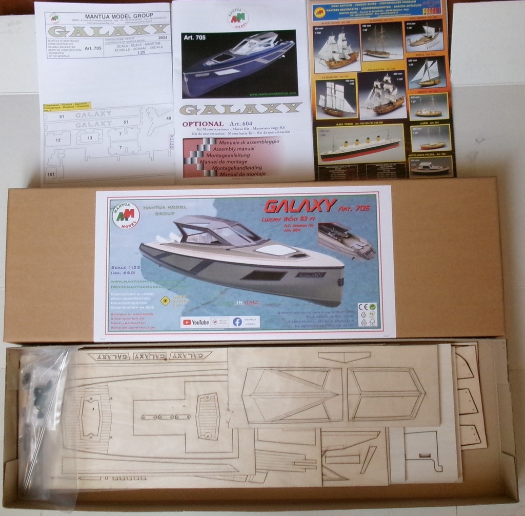 [ M705 ] Mantua Galaxy luxury Yacht  53 ft 