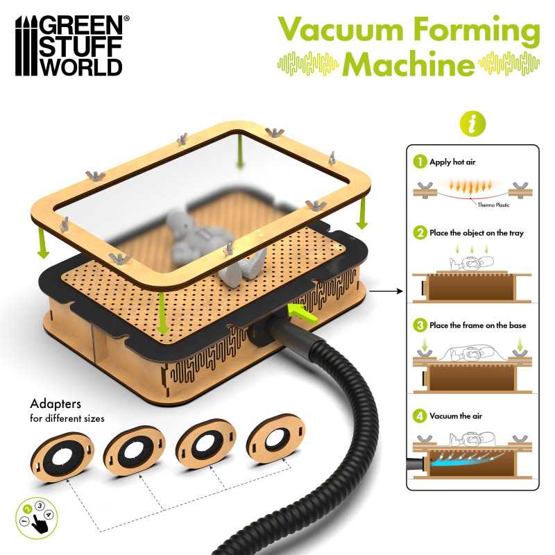 [ GSW14157 ] Green stuff world Vacuüm forming machine A4