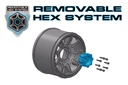 [ PROLR-T3227SX ] Louise RC - ST-PIONEER - 1/10 Stadium Truck Tyre Set - Hex 12 Narrow & Wide; 14 & 17mm