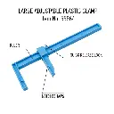 [ EXT55664 ] Excel lijmklem 7.5" of 19cm 2st
