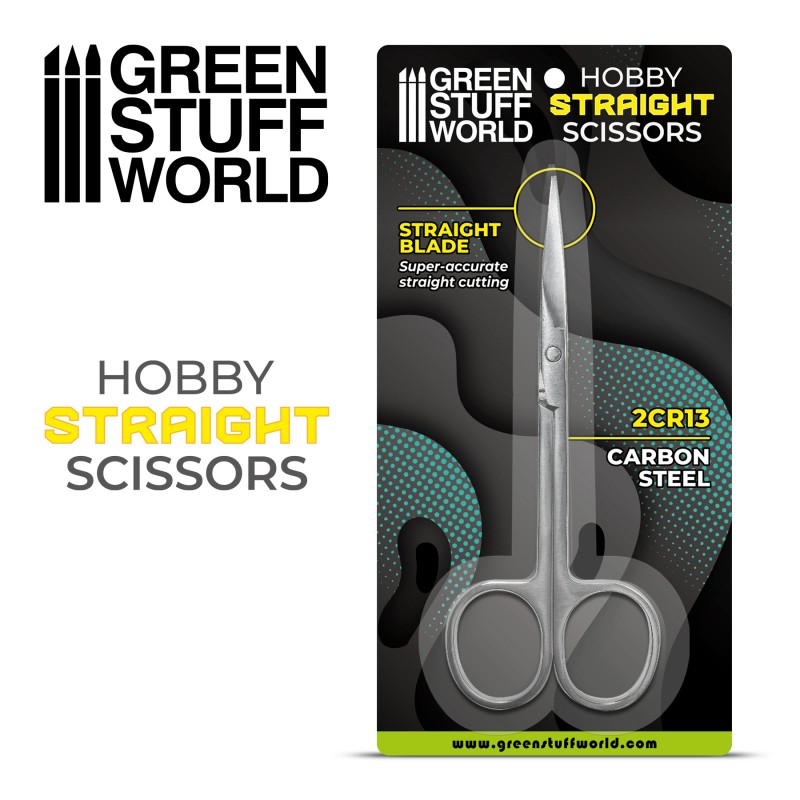 [ GSW3008 ] Green stuff world Hobby Scissors - Straight Tip