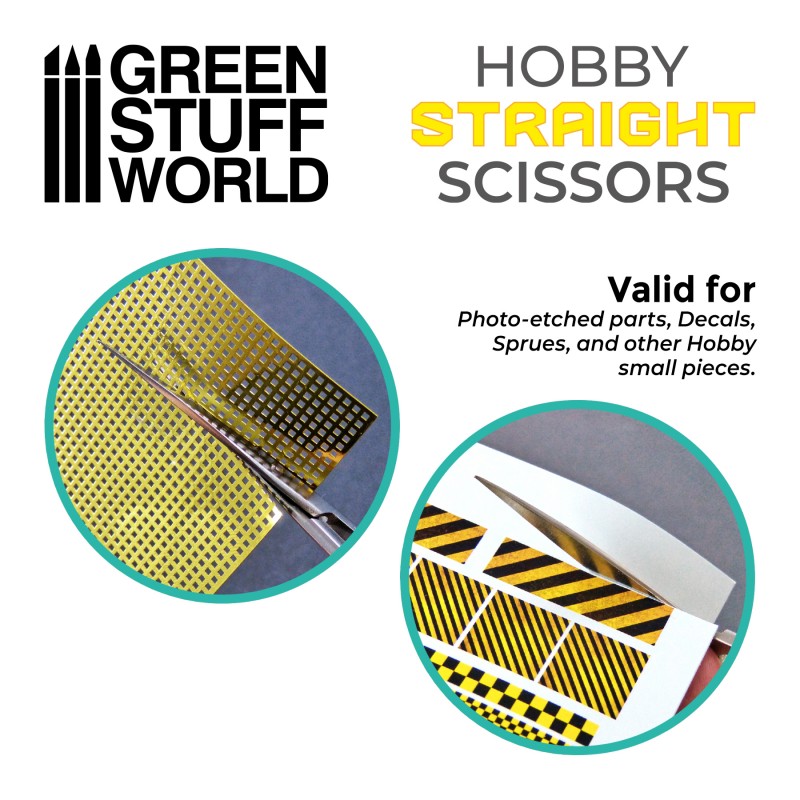 [ GSW3008 ] Green stuff world Hobby Scissors - Straight Tip