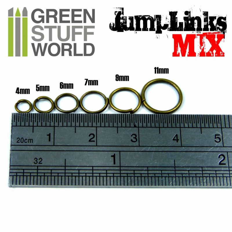 [ GSW1220 ] Green stuff world jump rings mix messing