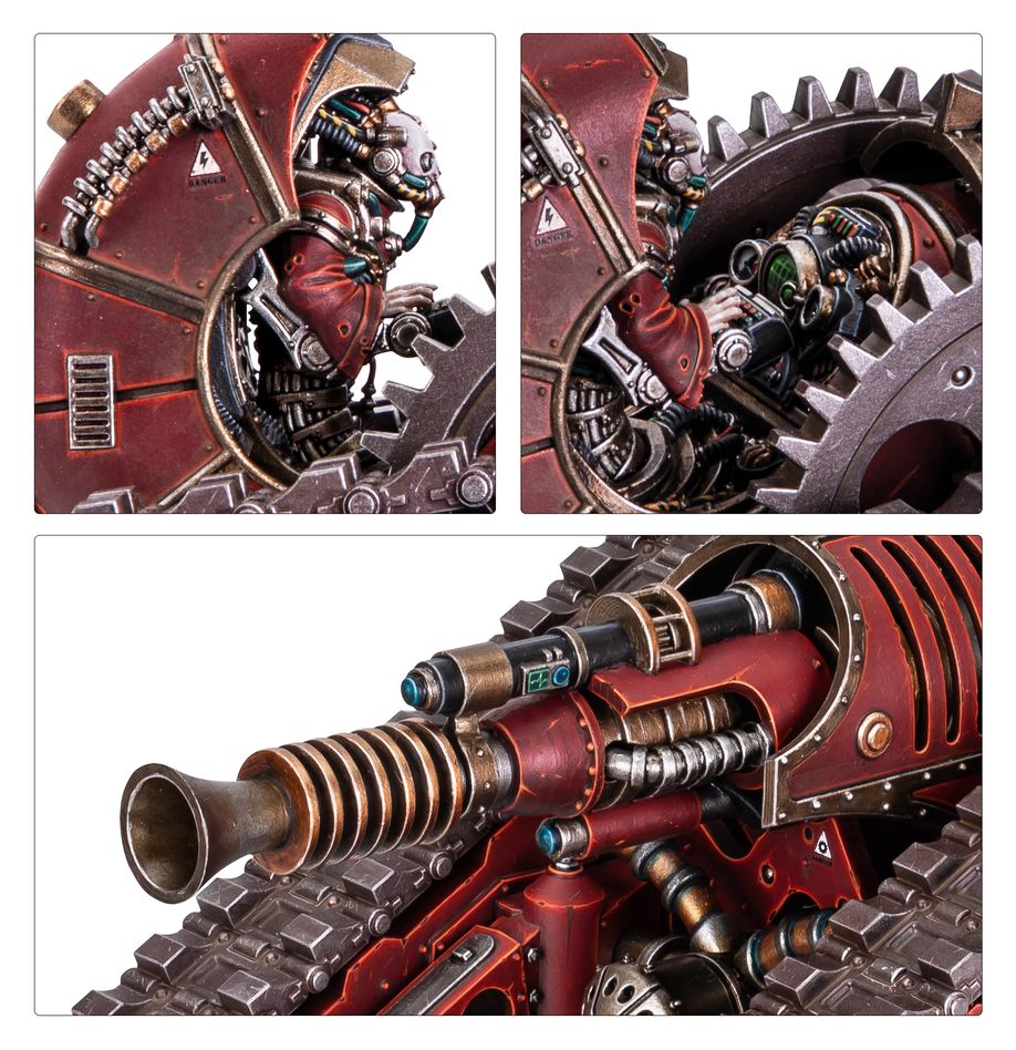 [ GW31-118 ] MECHANICUM: KRIOS BATTLE TANK /  VENATOR (Leverbaar vanaf 12/4)