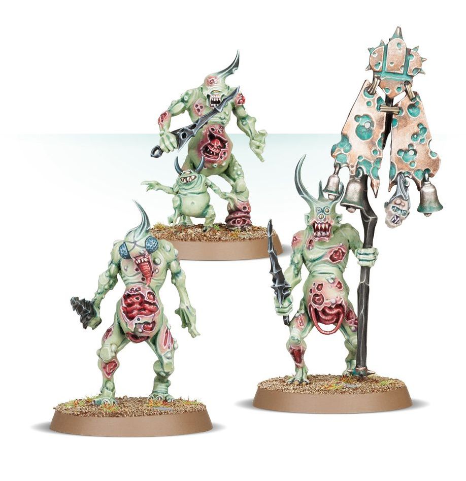 [ GW97-10 ] MAGGOTKIN OF NURGLE: PLAGUEBEARERS