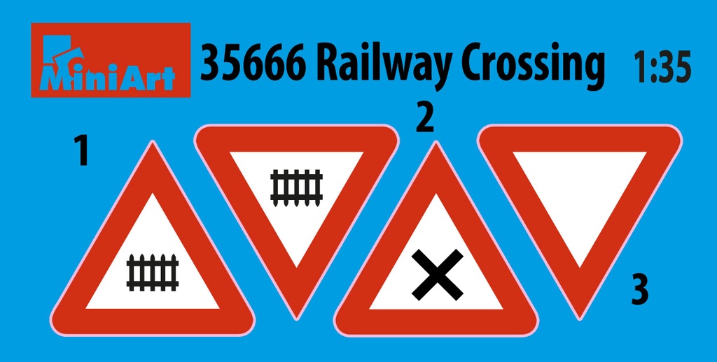 [ MINIART35666 ] Miniart Railway Crossing 1/35