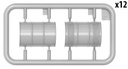 [ MINIART35592 ] Miniart U.S.Fuel drums 55 gals 1/35