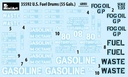 [ MINIART35592 ] Miniart U.S.Fuel drums 55 gals 1/35
