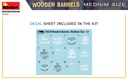 [ MINIART35630 ] Miniart Wooden Barrels Medium Size 1/35