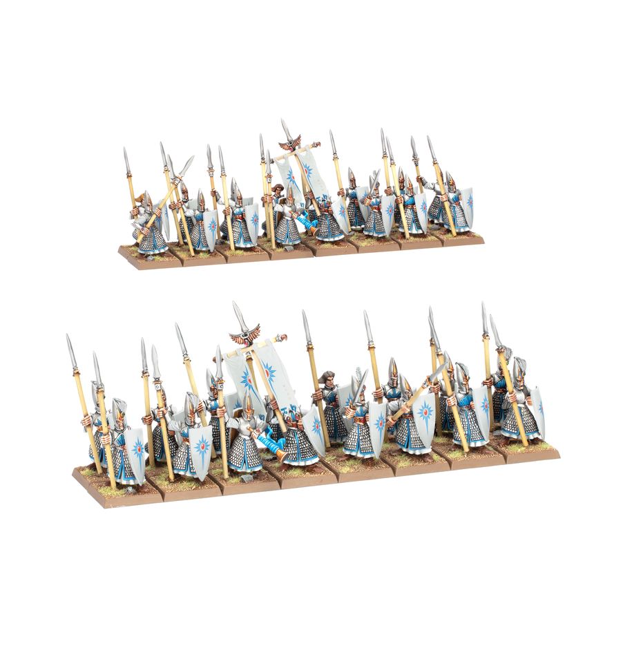 [ GW13-15 ] HIGH ELF REALMS: ELVEN SPEARMEN (Leverbaar vanaf 3/5)
