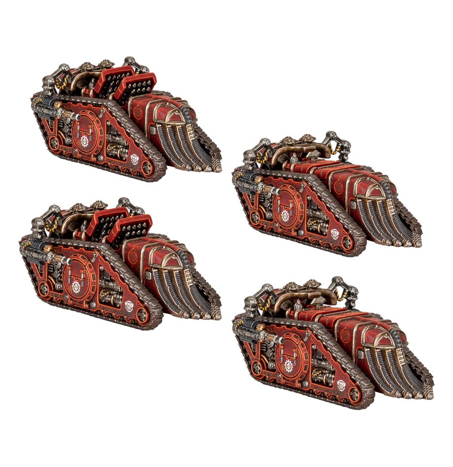 [ GW03-83 ] LEGIONS IMPERIALIS: MECHANICUM KARACNOS ASSAULT TANK SQUADRON (Leverbaar vanaf 3/5)