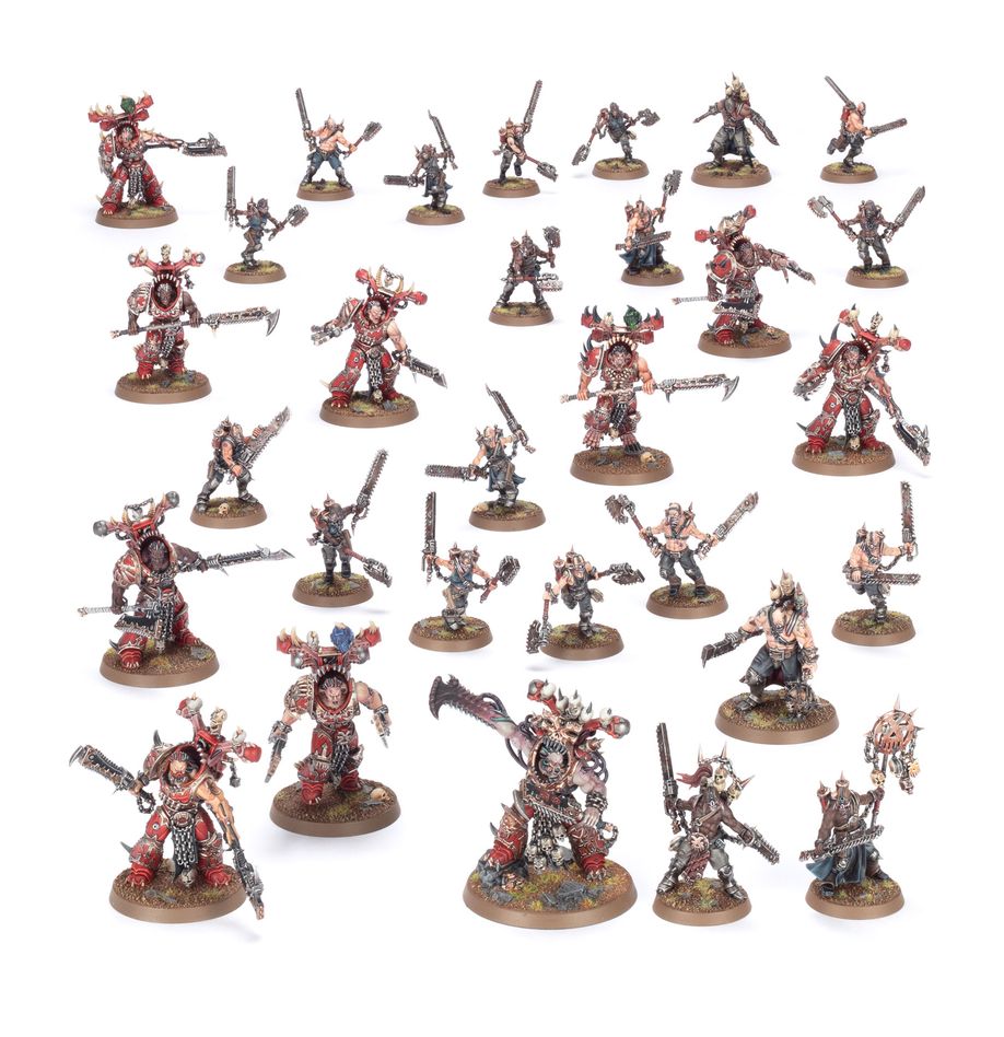 [ GW67-04 ] WORLD EATERS BATTLEFORCE: GORESTORM SLAUGHTERPACK (Leverbaar vanaf 10/5)