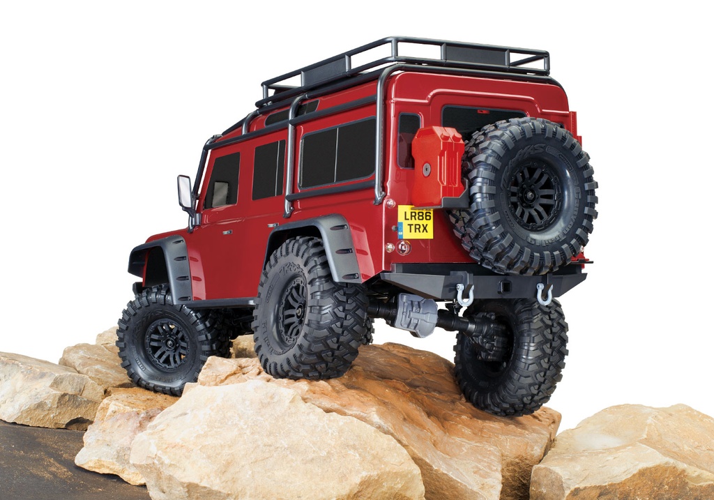 [ TRX-82256-4-RED ] Traxxas TRX-4 Land Rover Defender crawler Clipless RED - TRX82256-4 
