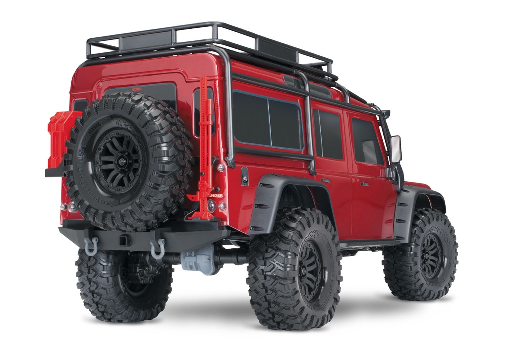 [ TRX-82256-4-RED ] Traxxas TRX-4 Land Rover Defender crawler Clipless RED - TRX82256-4 