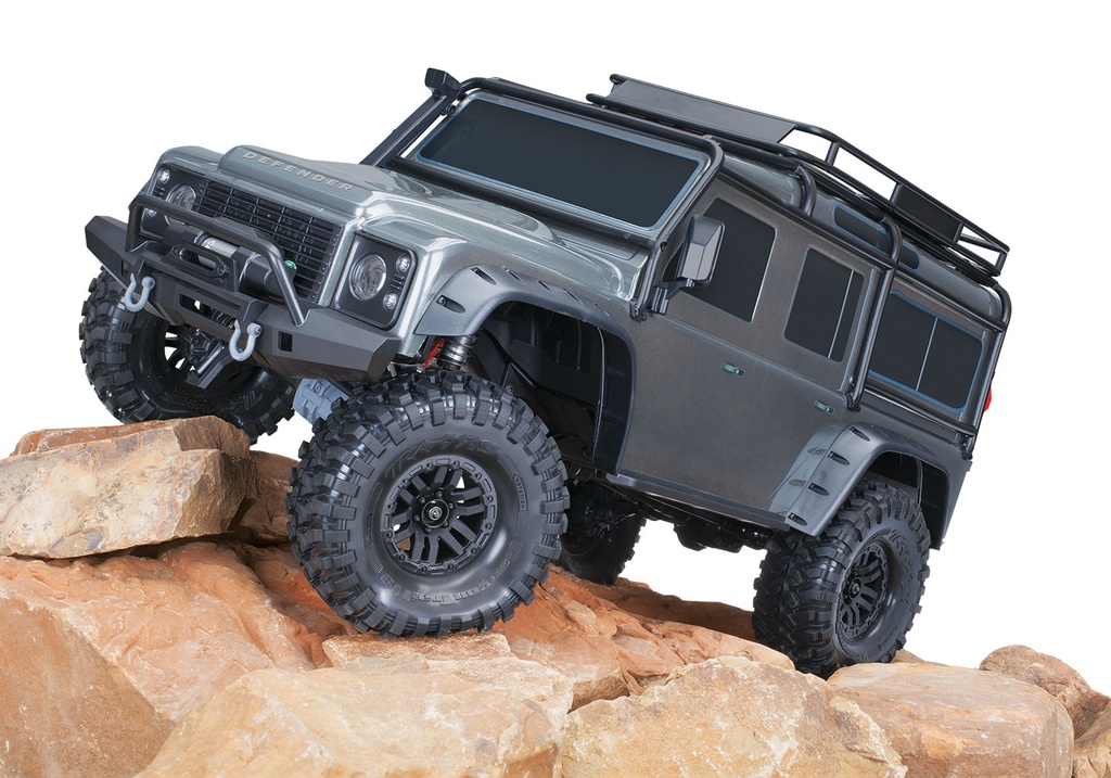 [ TRX-82256-4-SLVR ] Traxxas TRX-4 Land Rover Defender crawler Clipless SILVER - TRX82256-4