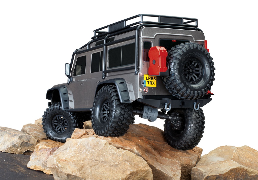 [ TRX-82256-4-SLVR ] Traxxas TRX-4 Land Rover Defender crawler Clipless SILVER - TRX82256-4