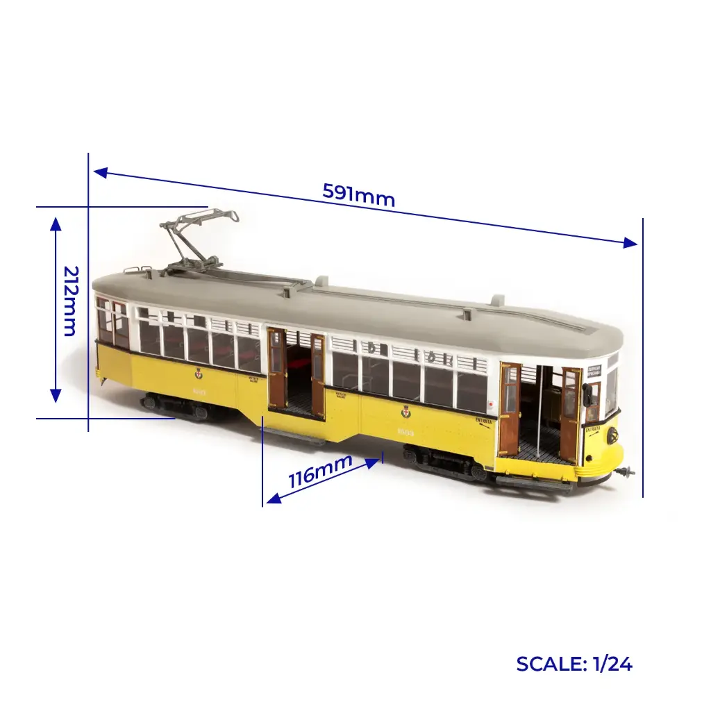 [ OCCRE53013 ] Occre Tram Model Milano 1/24