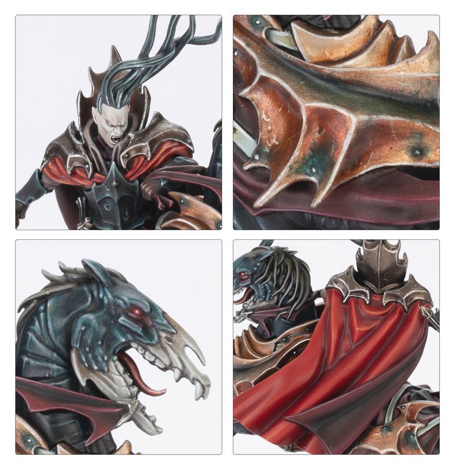 [ GW91-82 ] SOULBLIGHT GRAVELORDS: VAMPIRE LORD ON NIGHTMARE STEED (Leverbaar vanaf 24/5)