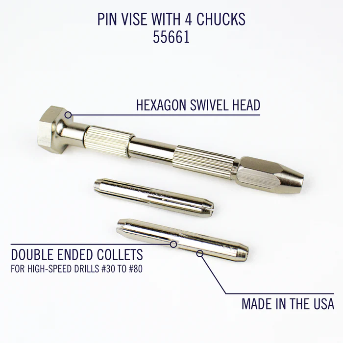 [ EXT55661 ] Excel handboortje met 4 spankopjes van 0.0 tot 3.0 mm 