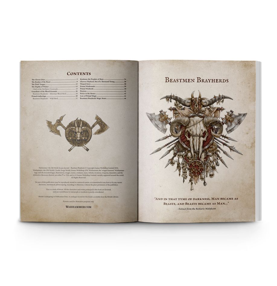[ GW08-101 ] ARCANE JOURNAL: BEASTMEN BRAYHERDS (Leverbaar vanaf 14/6)