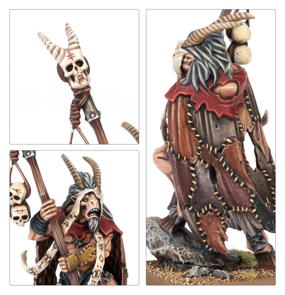 [ GW08-111 ] BEASTMEN BRAYHERDS: BEASTMAN SHAMAN (Leverbaar vanaf 14/6)