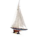 [ OCCRE12013] Endeavour Yacht Model  1934 America's Cup met paintset 90566 en standaard bootsteun