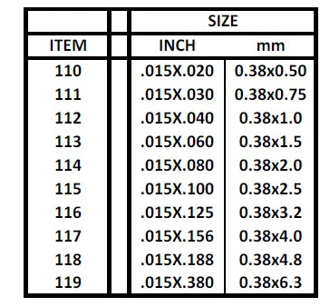 [ EG111 ] Evergreen styrene strip 0.38x0.75x350mm (10s.)