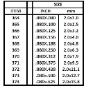 [ EG370 ] Evergreen styrene strip 2,0x7,9x610 m ( 9st.)