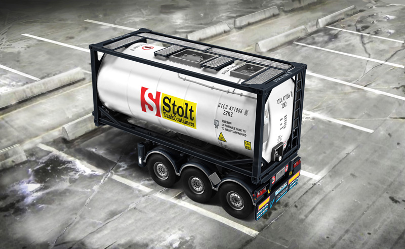 [ ITA-3929S ] Italeri Technokar 20' tank trailer 1/24