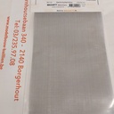 [ RA801-02 ] Raboesch steel grating mesh 0.6 mm 140x200mm 0.5mm dikte