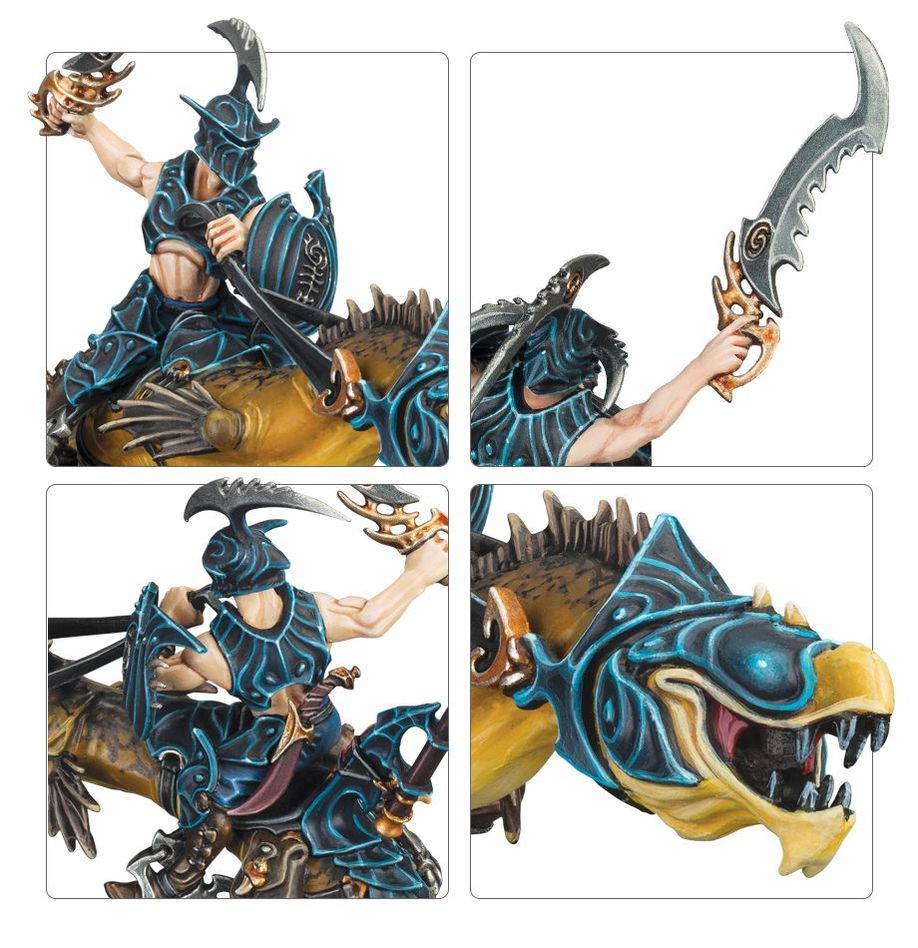 [ GW70-873 ] SPEARHEAD: IDONETH DEEPKIN: AKHELIAN TIDE GUARD (Leverbaar vanaf 19/7)