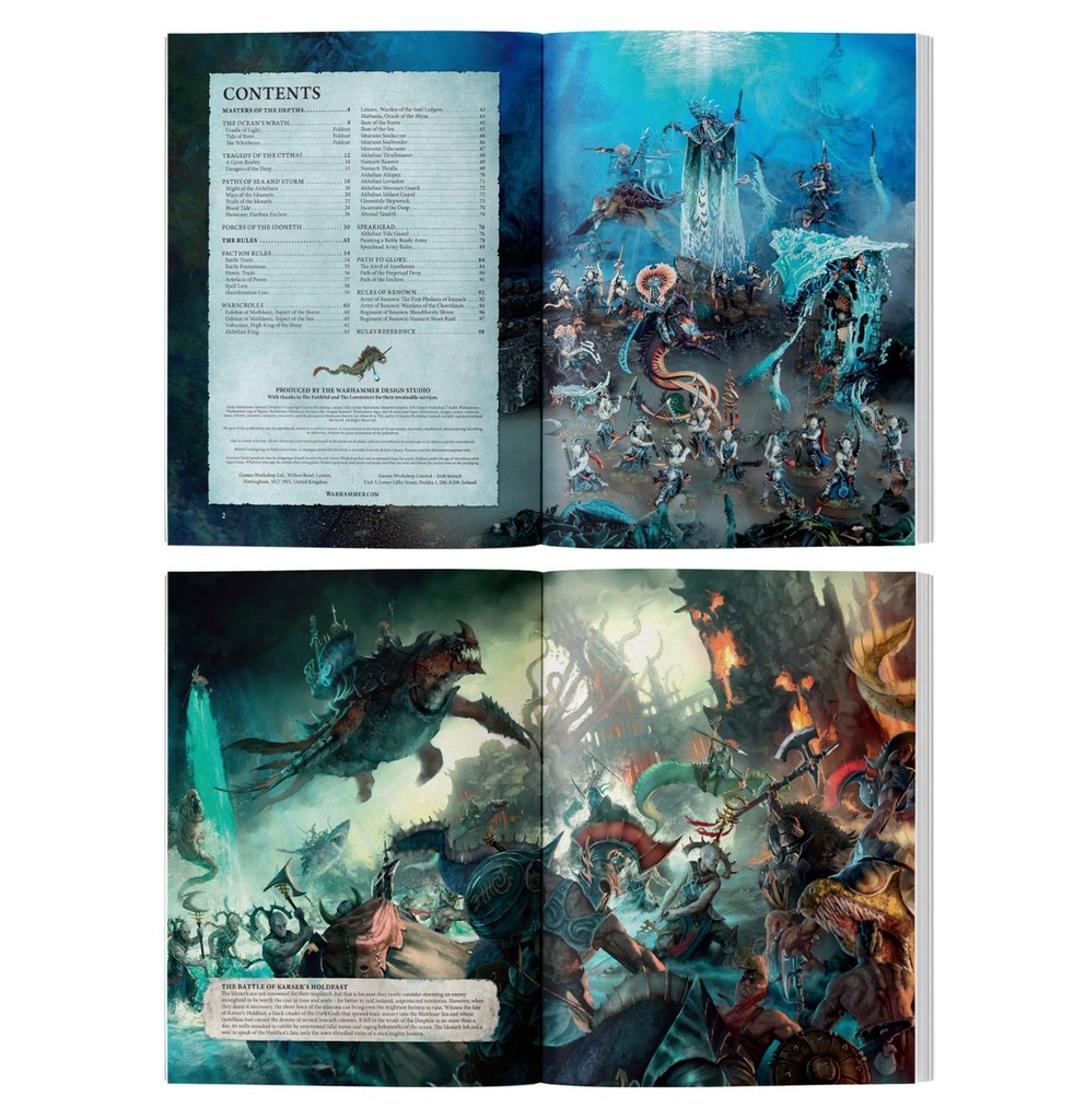 [ GW87-01 ] BATTLETOME: IDONETH DEEPKIN (Leverbaar vanaf 19/7)