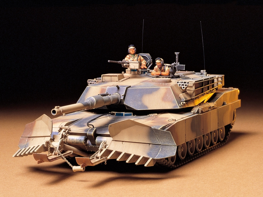 [ T35158 ] Tamiya M1A1 Abrams w/Mine Plow 1/35