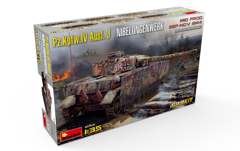 [ MINIART35339 ] Pz.Kpfw.IV Ausf.J Nibelungenwerk sep-nov 1944  1/35 