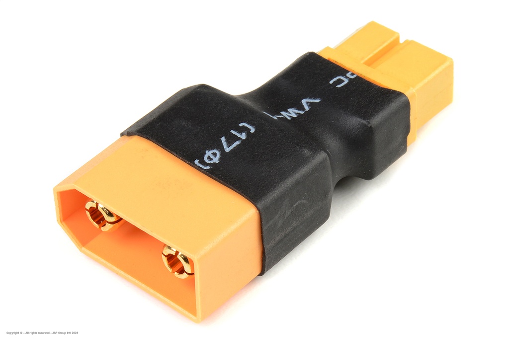 [ GF-1305-023 ] Power adapterconnector - XT-60 connector vrouw. <=> XT-90 connector man. - 1 st 
