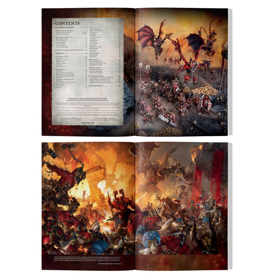 [ GW83-01 ] BATTLETOME: BLADES OF KHORNE (Leverbaar vanaf 2/8)