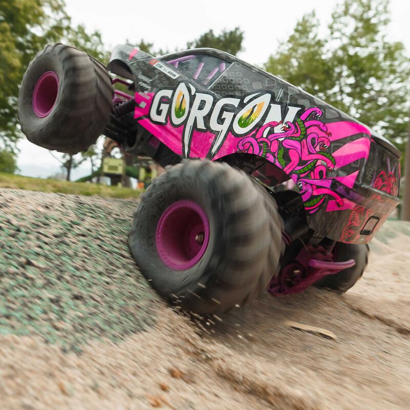 [ ARA3230ST4 ] GORGON 2WD RTR Brushed Monster Truck (Battery & Charger Included) Purple