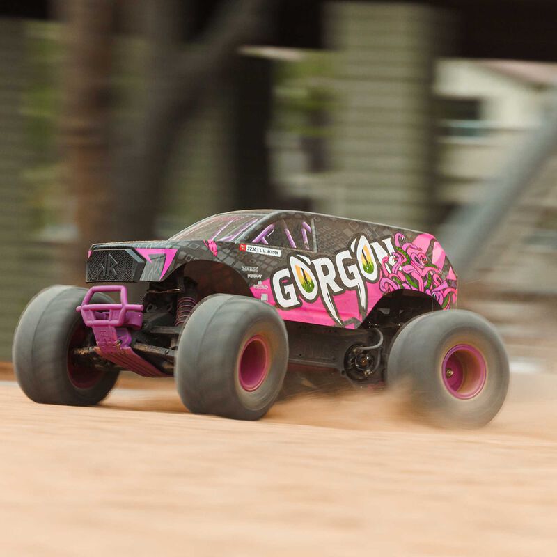 [ ARA3230ST4 ] GORGON 2WD RTR Brushed Monster Truck (Battery & Charger Included) Purple