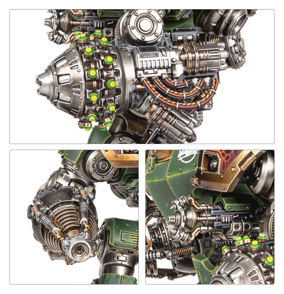 [ GW31-133 ] LEGIONES ASTARTES: SATURNINE SIEGE DREADNOUGHT OPHION