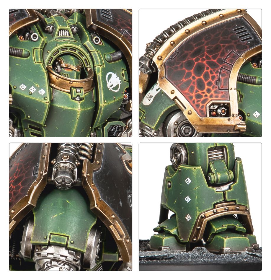 [ GW31-133 ] LEGIONES ASTARTES: SATURNINE SIEGE DREADNOUGHT OPHION